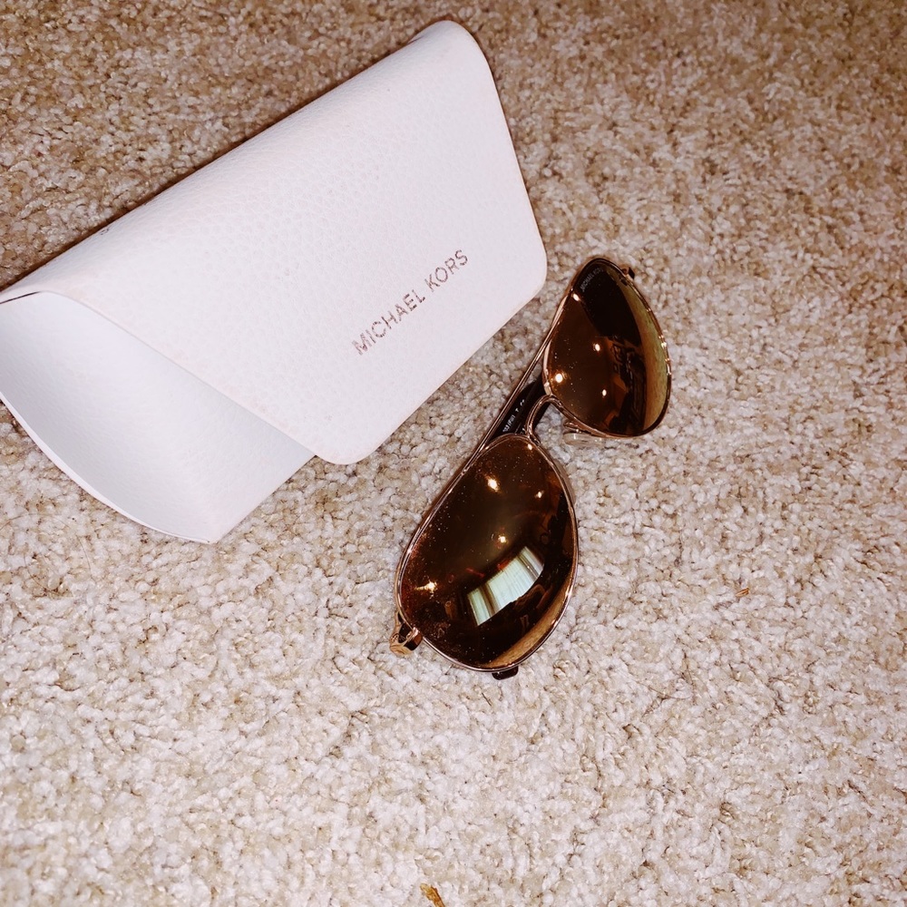 Rose Gold Michael Kors aviators